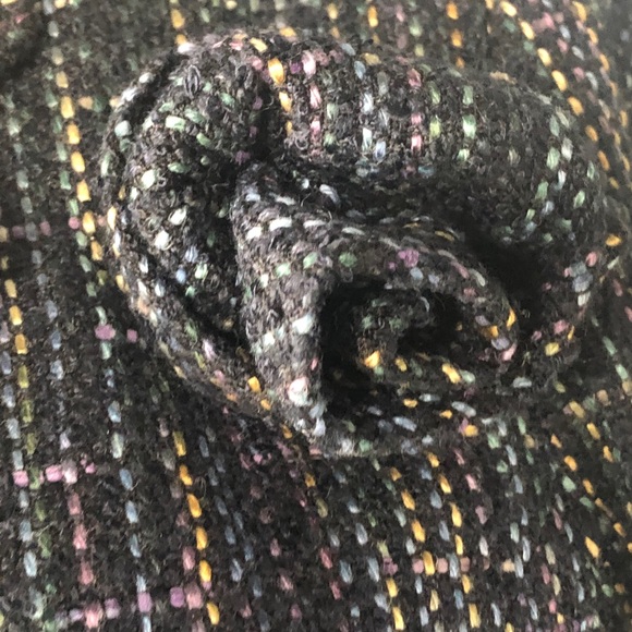 PRICE DROP Tweed Blazer with Tweed Flower Pin - Picture 11 of 12